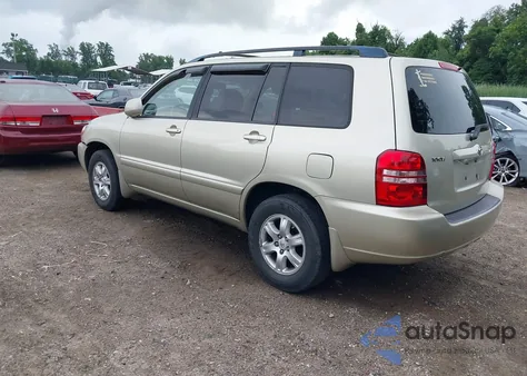 2003 Toyota Highlander from USA, damaged, VIN JTEGD21A130063341
